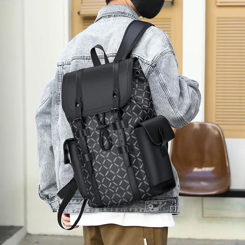 sac à dos tendance avec compartiment pour ordinateur portable de 14 à 16 pouces, sac de voyage imperméable pour affaires, sac d'école, mochila viaje