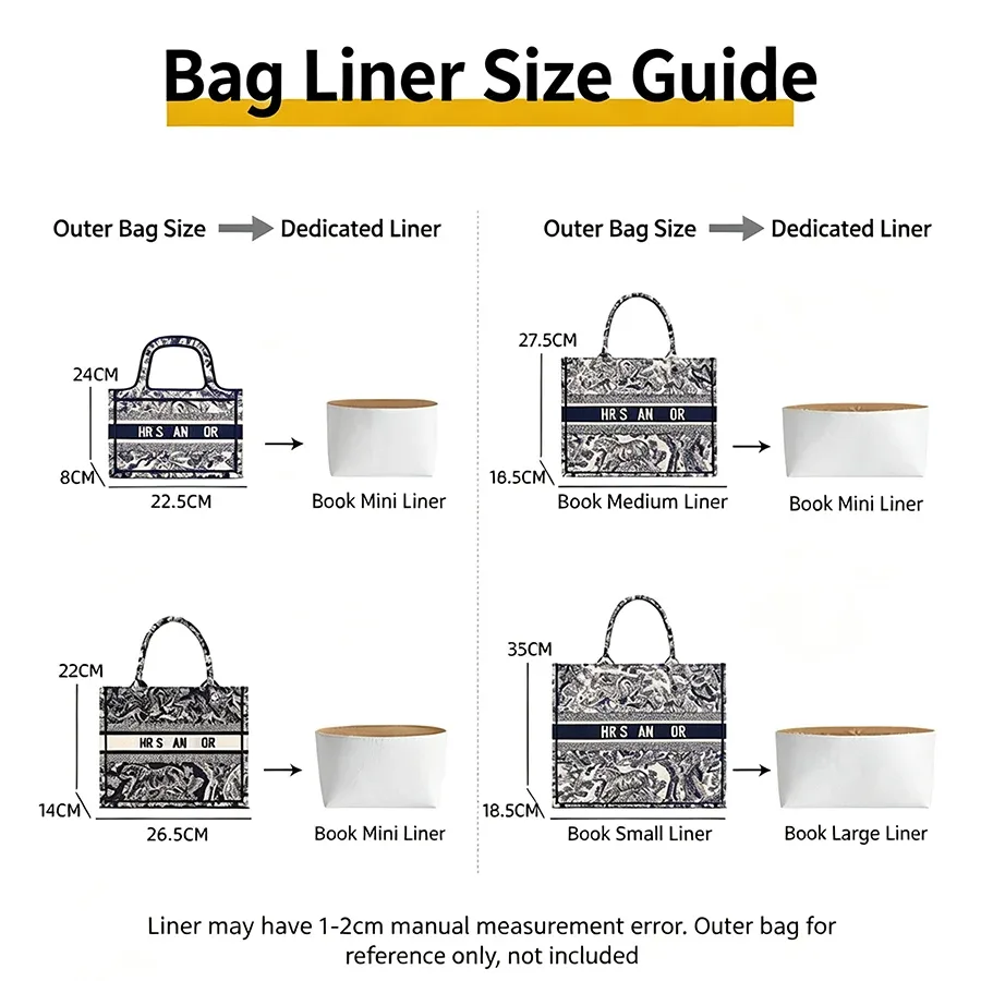 organisateur de sac pour sac fourre-tout d book, sac cadeau tendance, support de rangement, accessoire de modification intérieure