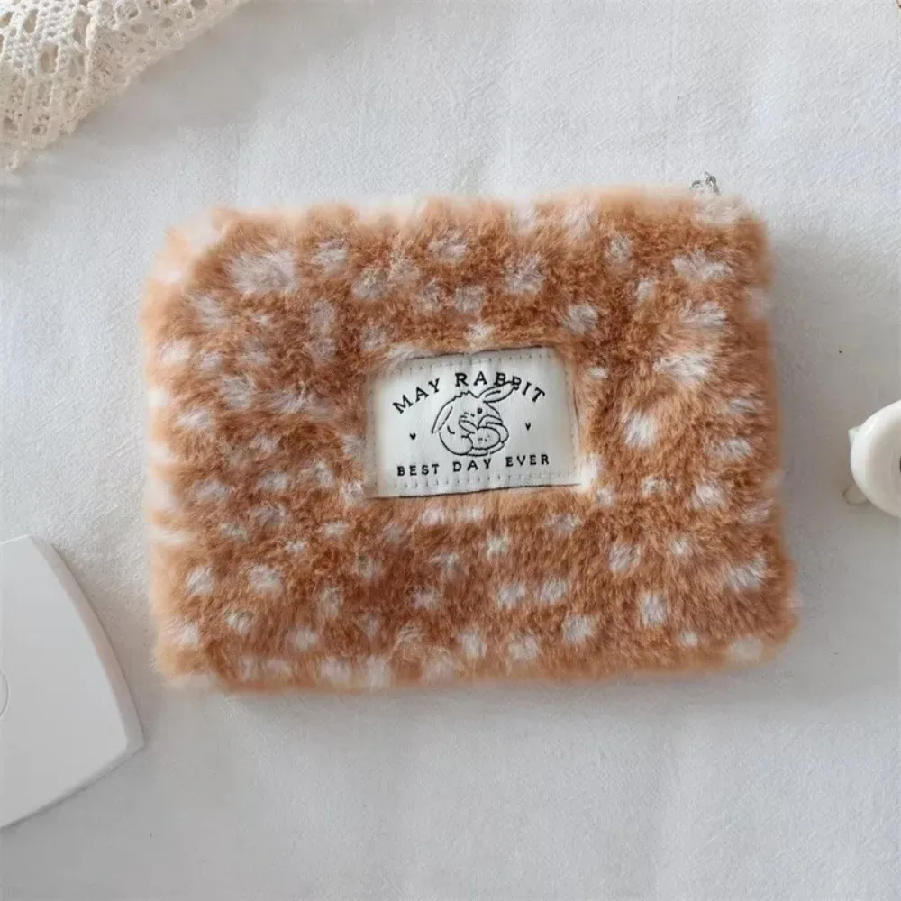 petite trousse de maquillage à la mode, organisateur de voyage de grande capacité, pochette pour serviettes hygiéniques, étui à rouge à lèvres à motif de cerf pour femmes en voyage