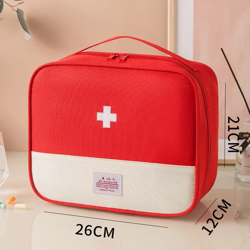 sac à médicaments portable de grande capacité, sac de premiers secours, sac de rangement de médicaments à domicile, sac anti-épidémie de voyage