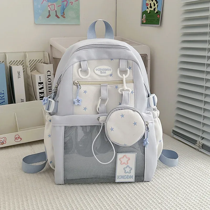 sacs à dos coréens mignons et élégants pour filles, sacs à dos décontractés harajuku pour femmes, style ulzzang ita, sacs à dos de dessin animé tendance