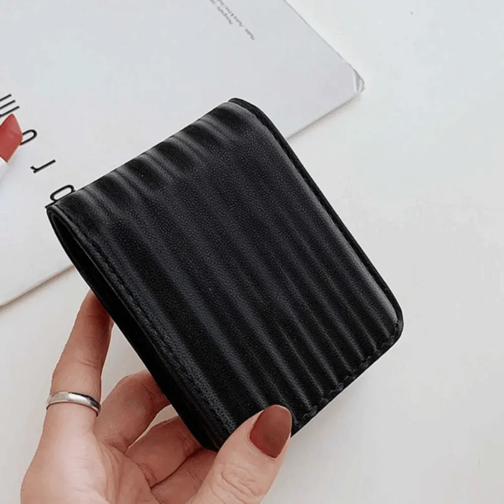 pochette à rouge à lèvres en cuir pu avec miroir, mini trousse de rangement pour cosmétiques, sac de rangement pour rouges à lèvres, trousse de maquillage