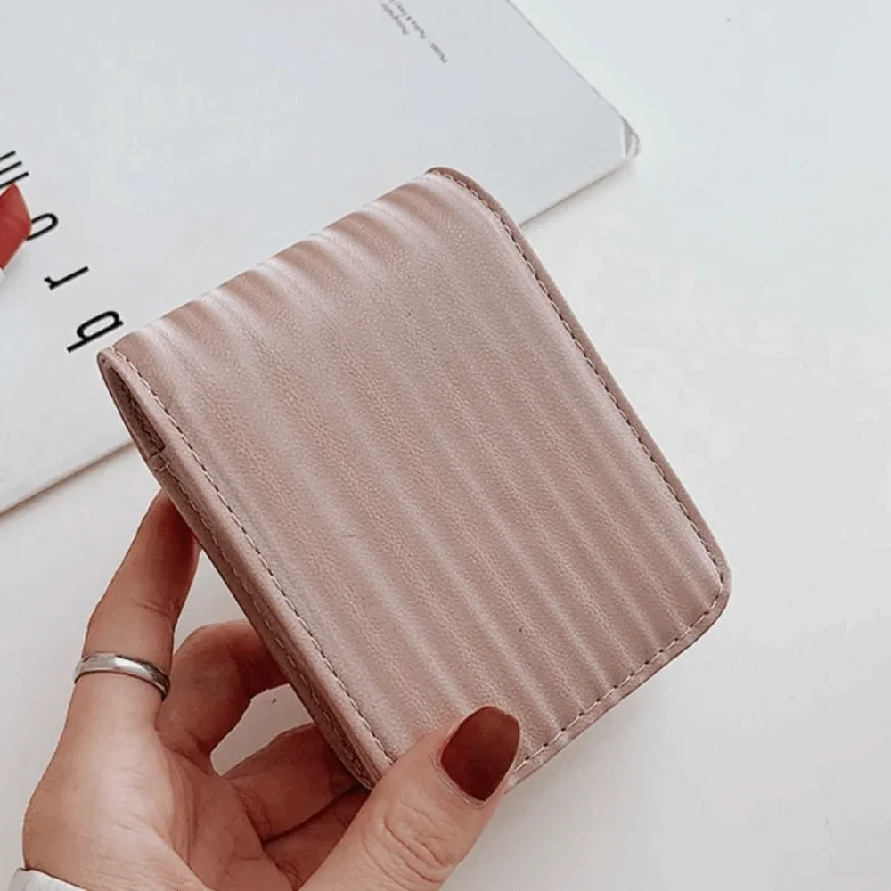 pochette à rouge à lèvres en cuir pu avec miroir, mini trousse de rangement pour cosmétiques, sac de rangement pour rouges à lèvres, trousse de maquillage