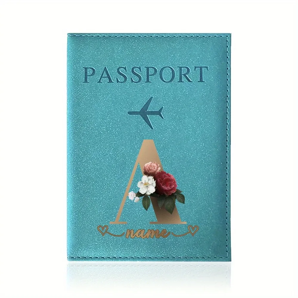 porte-passeport personnalisé avec nom personnalisable - capable d'imprimer des noms jusqu'à 26 lettres.