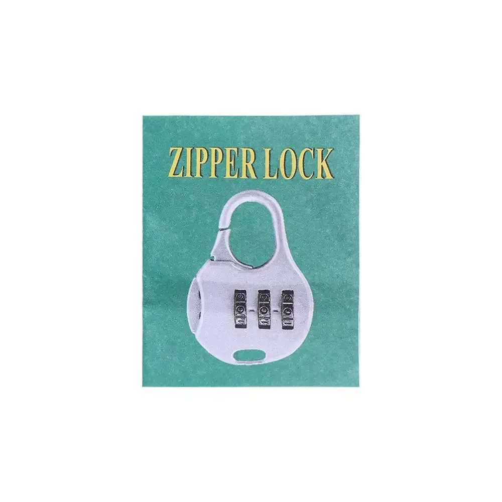 cadenas à code numérique en alliage de zinc, 1 pièce, pratique pour armoire, valise à roulettes, fermeture éclair.