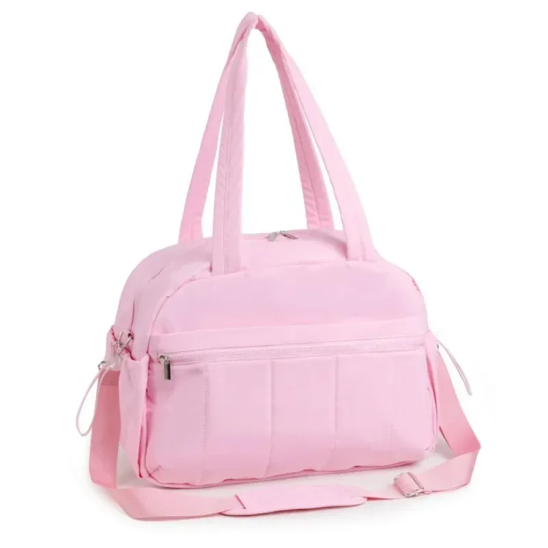 sacs polochons de voyage pour femmes, sac de sport de grande capacité avec poche humide, sac à main de week-end étanche, sacs de toilette, nouvelle collection 2025
