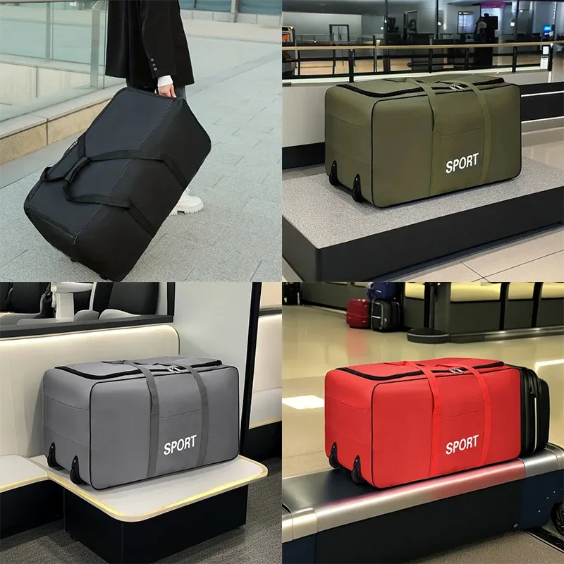 Sacs à roulettes pliables avec roulettes, sac de rangement pour bagages, bagage à main de grande capacité, valise à roulettes extensible Electrolux