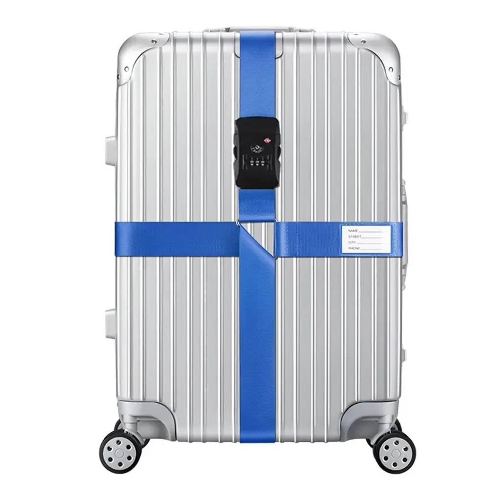tsa mot de passe douane serrure bagages ceinture croisée réglable valise de voyage bande bagages valise corde sangles accessoires de voyage