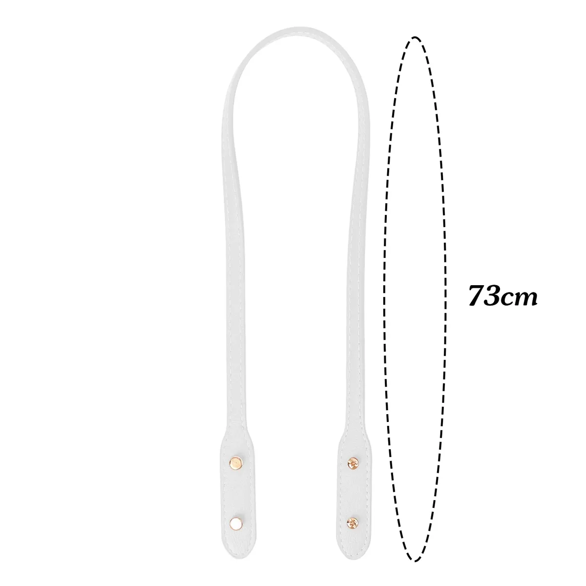2 sangles de remplacement réglables en pu pour sacs à bandoulière, double couche, avec accessoires à vis, outils de bricolage faits main