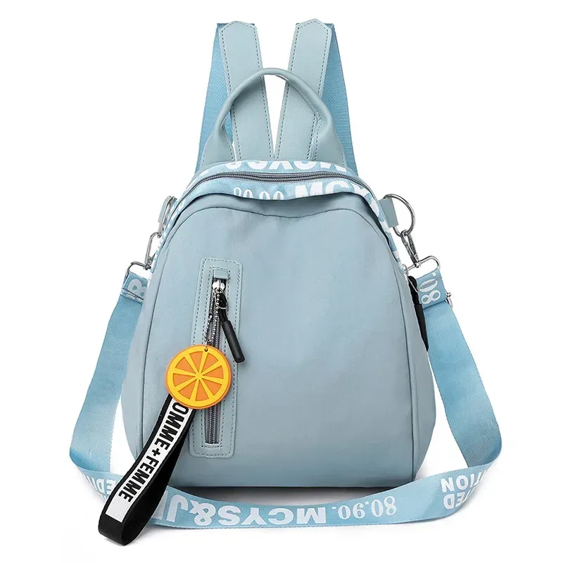 femmes sac à dos décontracté lettre multi-fonction multi poche voyage sacs à dos femme sac d'école pour adolescente sacs à bandoulière petit