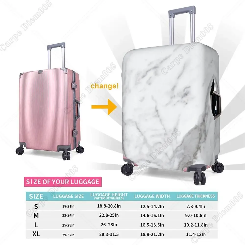 juste de valise florale libellules, d343-verde, housse de protection pour bagages, bagages de voyage, housses de bagages d'aéroport, convient à 18 "-32"