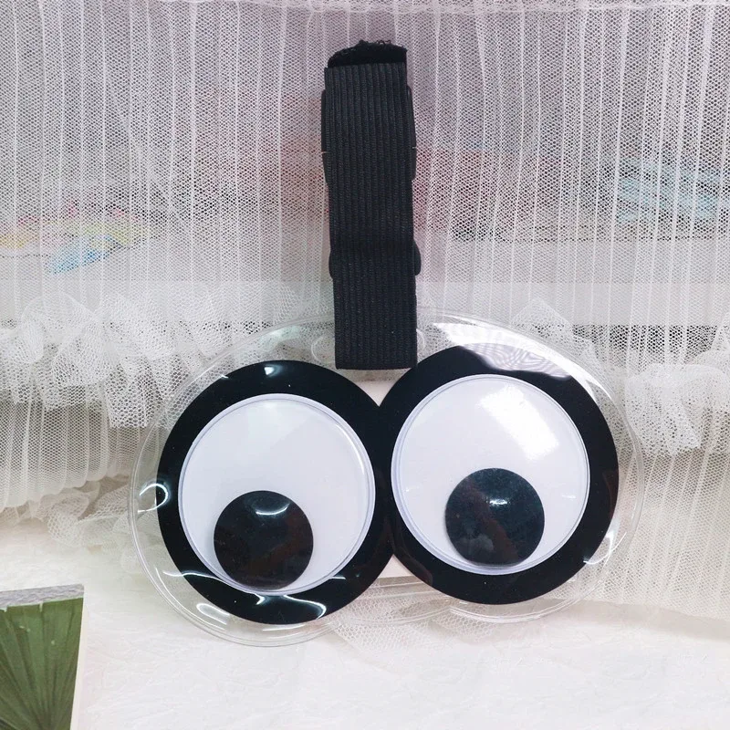étiquettes de bagages à motifs d'yeux mignons, étiquettes de bagages amusantes avec identification nominative, accessoires de voyage transparents et imperméables