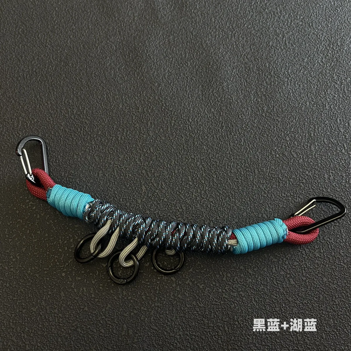 accessoires de sangle de sac multifonction en paracorde tressée à la main pour modification tactique extérieure diy, corde de suspension pour sac à dos