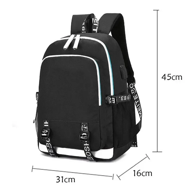 sac à dos anime attack on titan, cartable d'étudiant de grande capacité, léger et durable, peut accueillir un ordinateur de 16 pouces