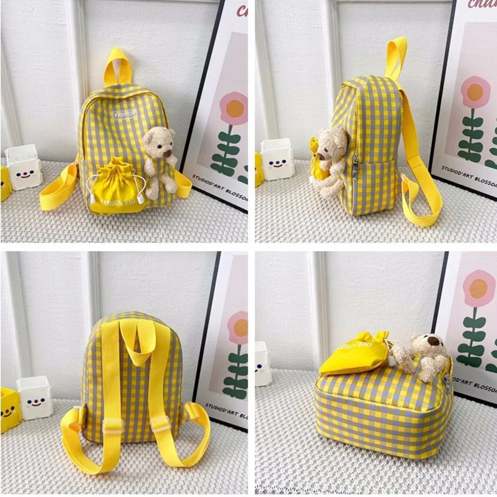 sac à dos brodé personnalisé pour enfants, sac de princesse mignon avec nom, cadeau little bear, été, nouveau