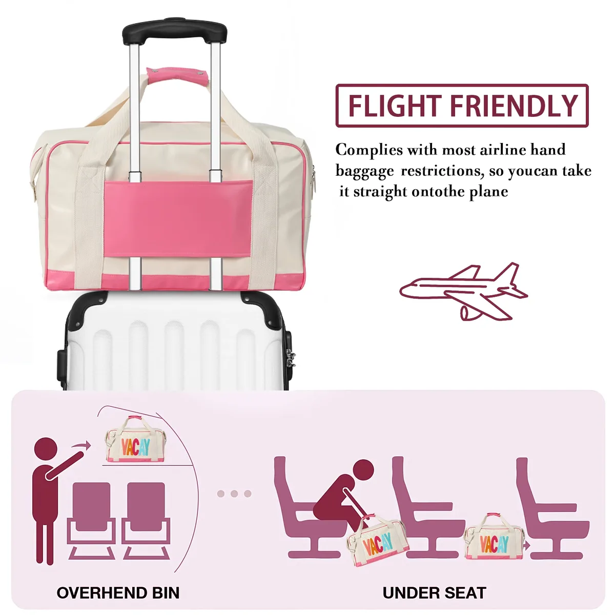 chenille lettre sac de voyage grand patchwork en cuir pu week-end sac de nuit pour les femmes sacs à main voyage fourre-tout vacances