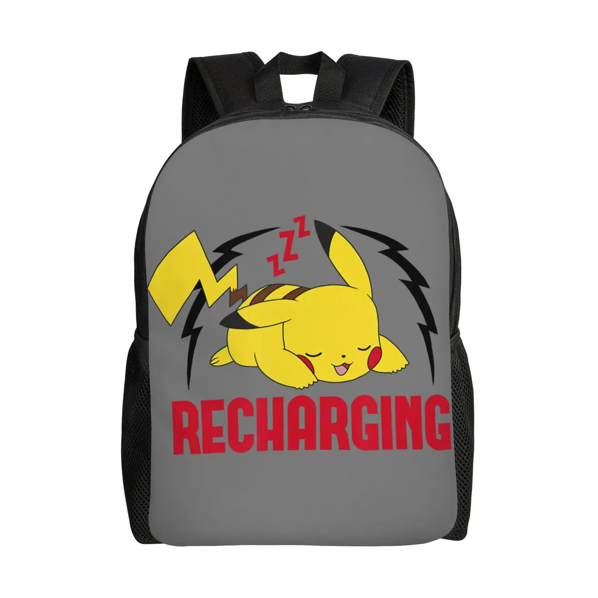 sacs à dos pokemon pikachu cracks a joke laughing daypack mochila campus sac à dos rétro lavable