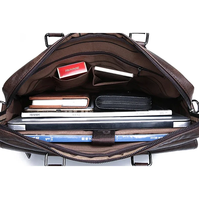 porte-documents tendance minimaliste pour hommes, sac à bandoulière de bureau de grande capacité, sacs à main étanches pour ordinateurs portables d'affaires, sac à bandoulière pour les déplacements