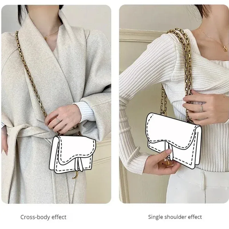 joinitiated-sangle en métal pour dégager dior, sangle de remplacement pour sacs à bandoulière, pièces d'accessoires de bricolage