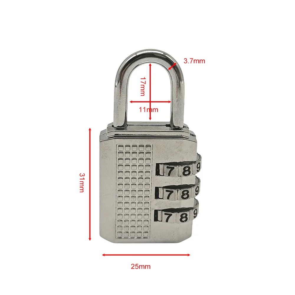 serrure à combinaison à cadran numérique pour bagages, valises et coffres