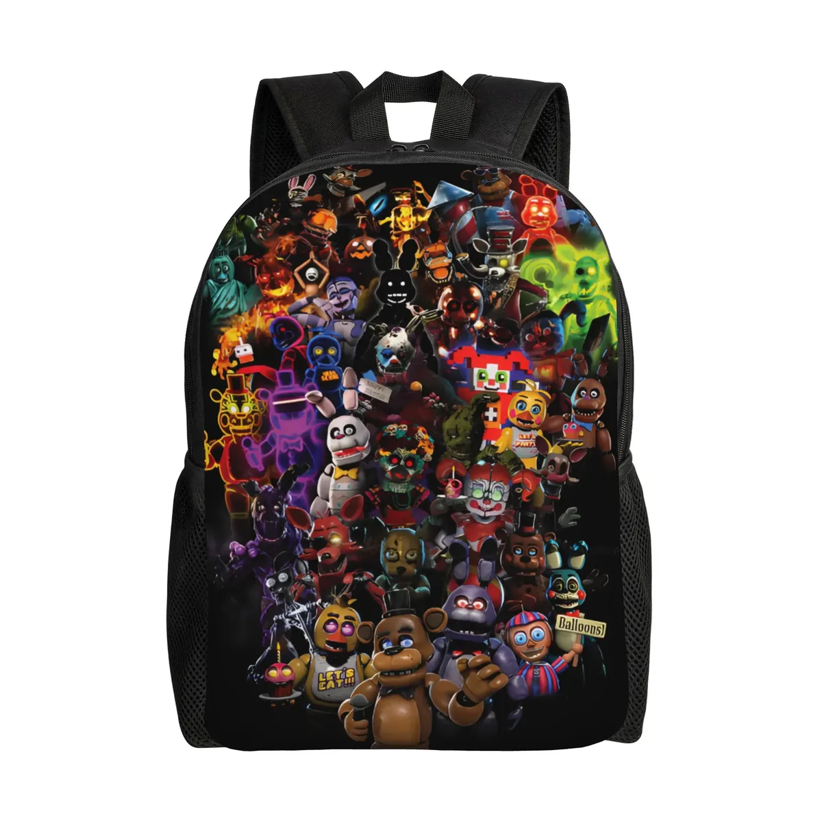 sac à dos foxy fnaf it's me cool, cadeau pour le lycée, la randonnée, les voyages, sac à dos de jeu freddy pour hommes et femmes, sacs en toile pour l'université