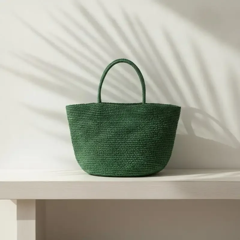 sac de plage en paille naturelle pour femmes, grand sac fourre-tout en rotin tissé à la main, léger, style bohème, pour les voyages en bord de mer, usage quotidien