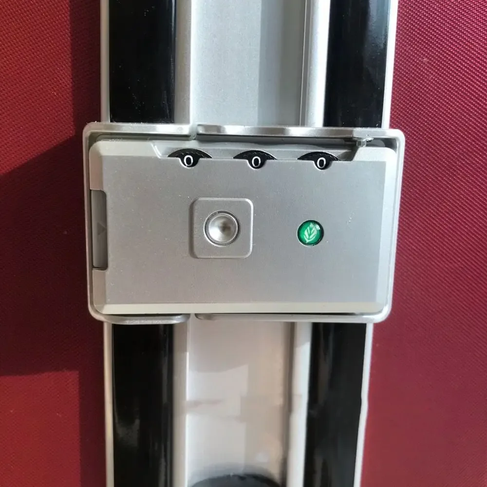 serrure de valise noire et argentée, boucle de remplacement, fournitures de réparation, serrure à clé pour bagages, antivol, serrure à combinaison à 3 chiffres