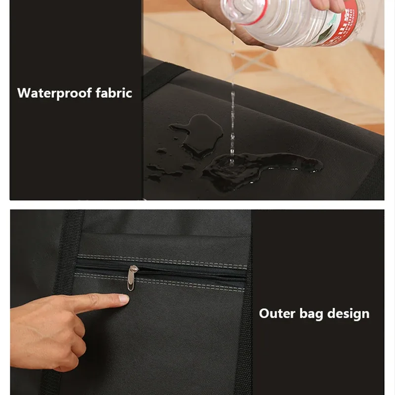 sac à bagages épais étanche, sacs de rangement pour vêtements de voyage, grand sac de voyage pour vêtements de voyage de vacances, sac de sport pour avion, sac d'expédition