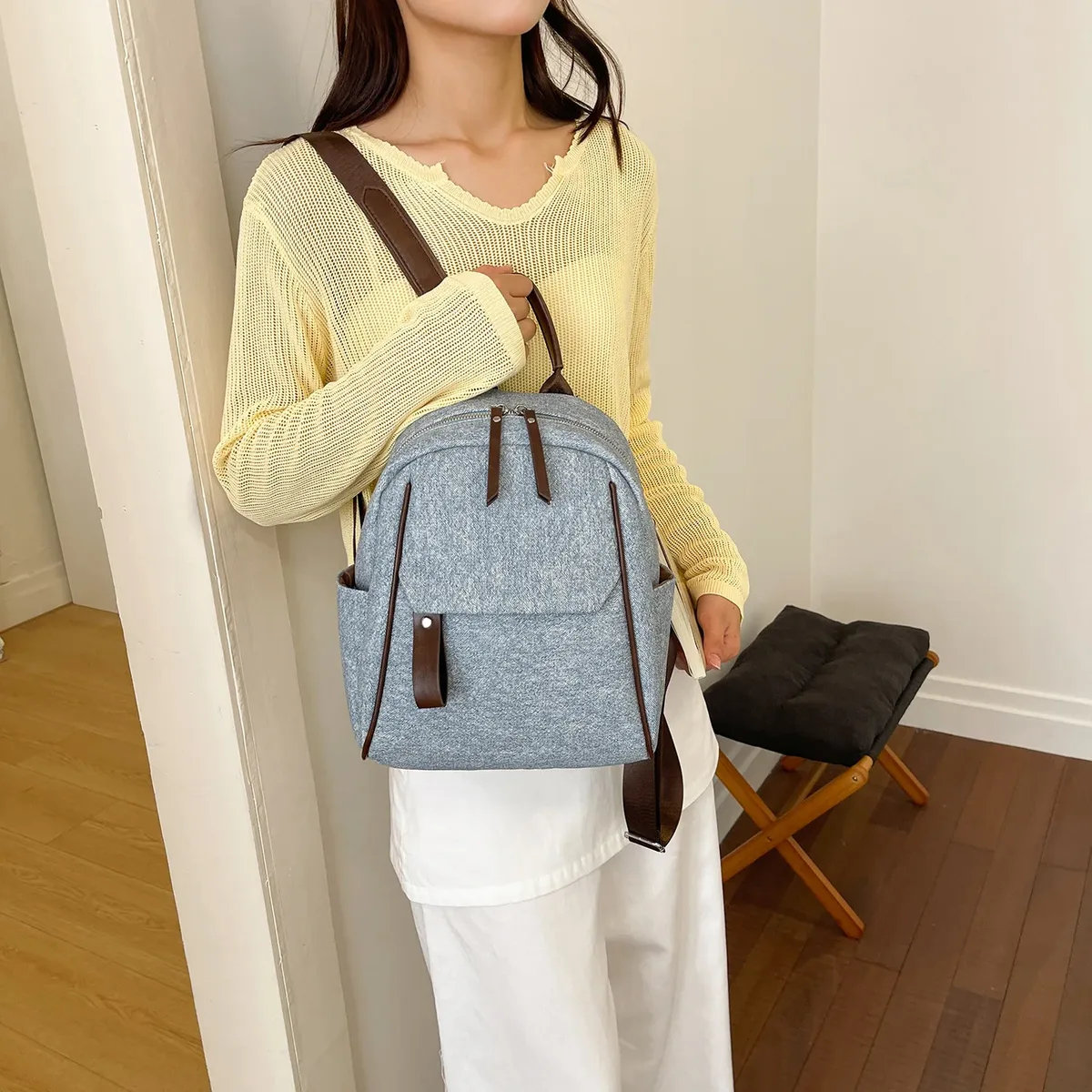 nouveau sac à dos étudiant grande capacité pour cours, sac de transport simple et tendance, sac à dos étudiant polyvalent et léger, unisexe