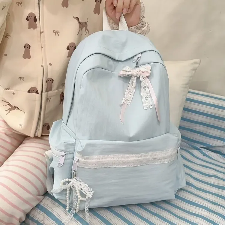 nouveau sac à dos japonais de grande capacité, couleur unie, pour lycéens et étudiants, sac pour ordinateur de 14 pouces, sac à dos polyvalent