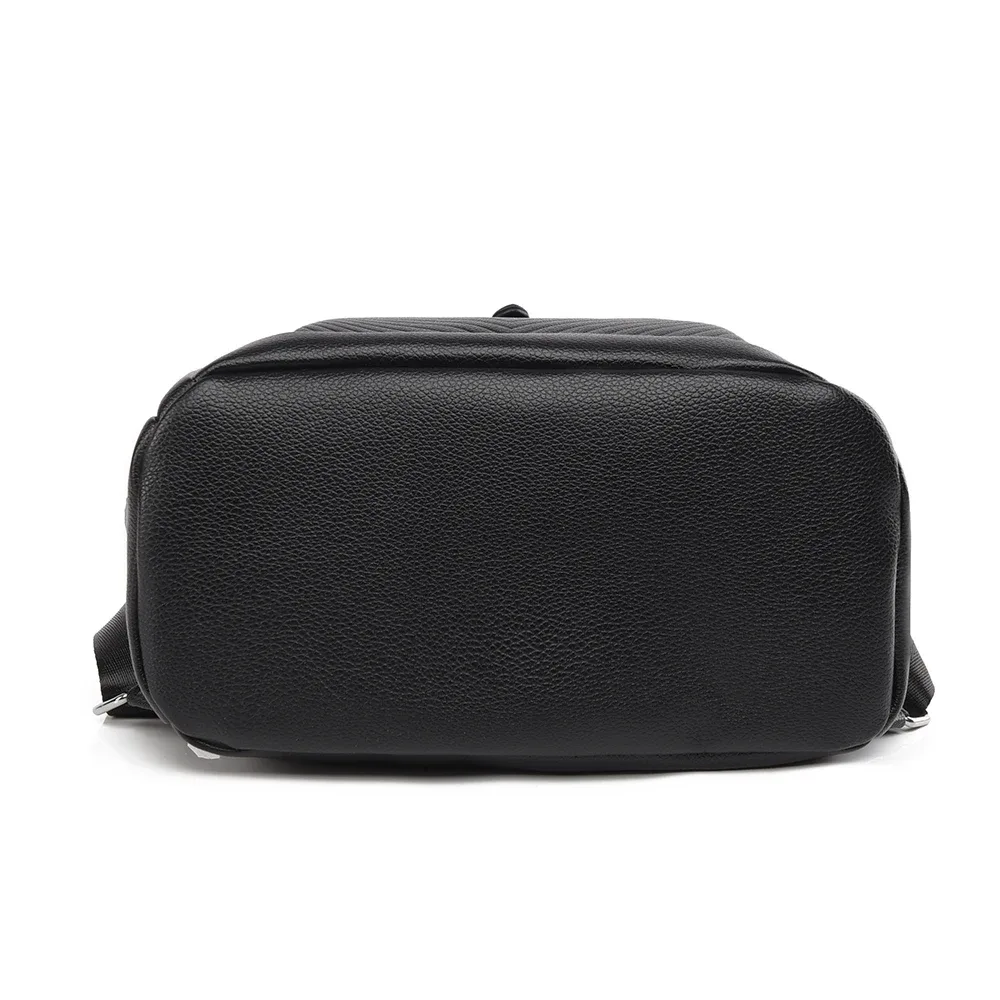sac à dos à trois voies en pu pour femmes, sac à dos de voyage de banlieue multifonctionnel, polyvalent pour toutes les saisons, disponible en plusieurs couleurs