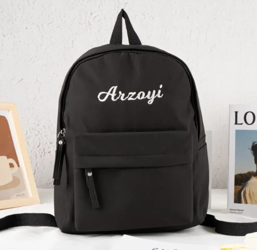 sac à dos personnalisé pour enfant, sacs d'école avec nom brodé, sac de livre pour enfants, sac à dos pour étudiants, sac à couches pour tout-petits, cadeaux