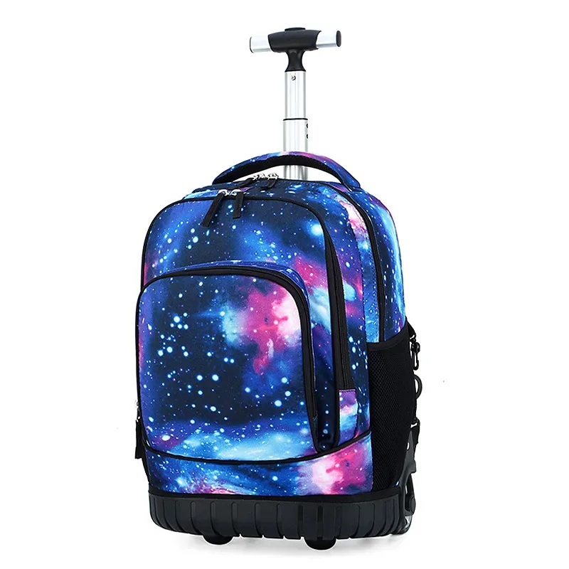 24 pouces école sac à dos roulant sacs enfants voyage chariot sac teeangers enfants sac à dos à roulettes pour fille sac d'école avec roues