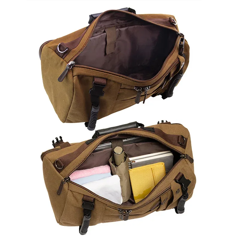 sac à dos de voyage multifonctionnel pour hommes, sac à dos en toile pour étudiants, sac à dos scolaire, 3 couleurs, e27