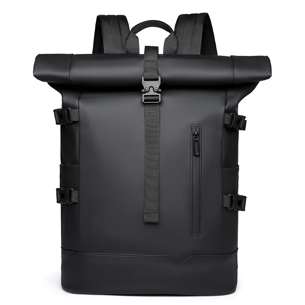 sac à dos d'extérieur imperméable et durable, haut en rouleau, à la mode, décontracté, pour randonnée, voyage, hommes et femmes, trajet quotidien
