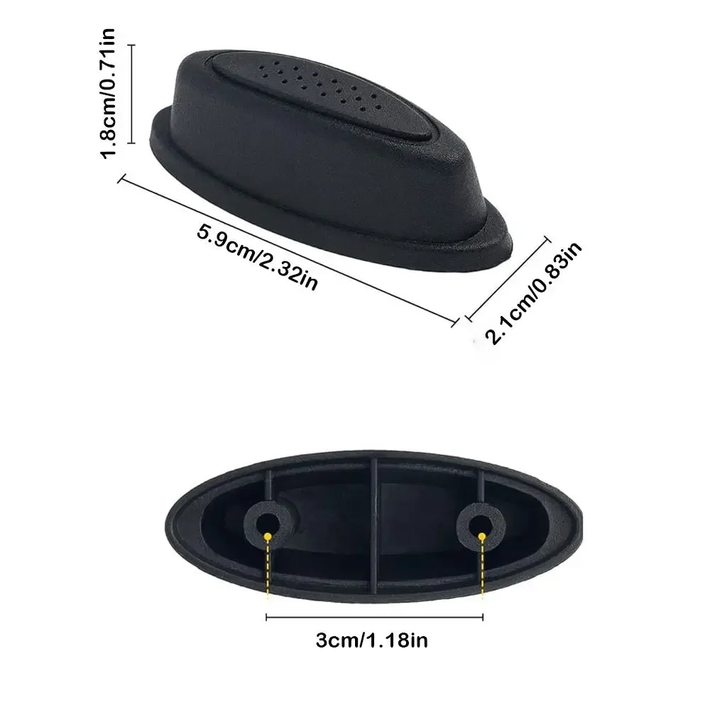 sacs accessoires bagages en plastique pieds tampons noir avec vis support inférieur de bagages support de valise pieds toutes les valises