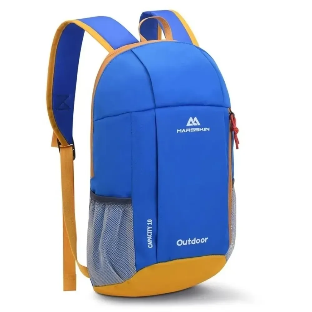 sac à dos d'escalade portable 10l, imperméable, avec fermeture éclair, sac de voyage en polyester, sac à dos décontracté pour étudiants, sports de plein air