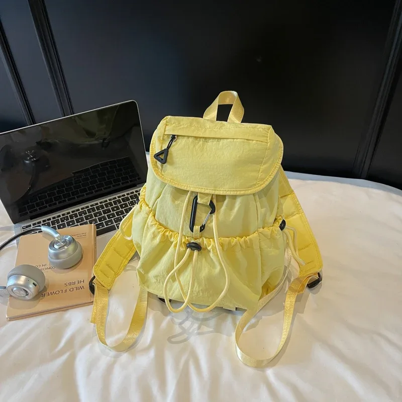 nylon décontracté solide compartiment intérieur sacs à dos grande capacité sacs pour femmes en vente 2025 nouvelle fermeture éclair simple sacs à main pour femmes