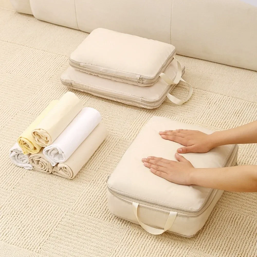 lot de 4 sacs de rangement multifonctionnels grande capacité pour compartiment à bagages, sacs de voyage légers