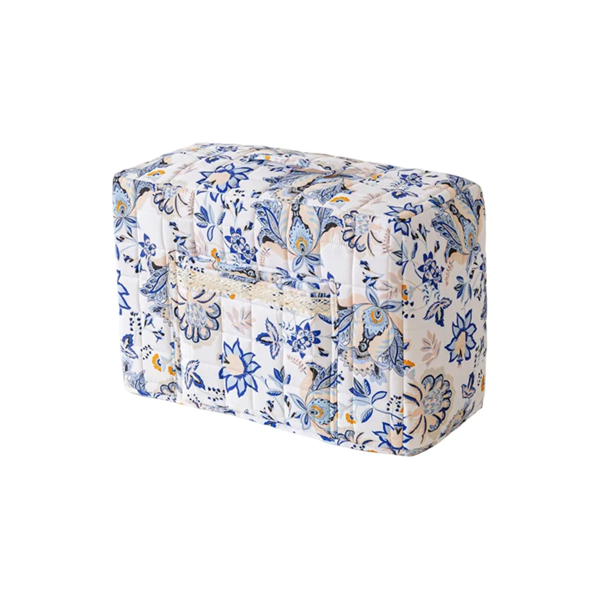 sac de couture multifonctionnel à motif floral, grande capacité, pour femmes, organiseur de mode, sacs à main portables pour dames, étuis à maquillage