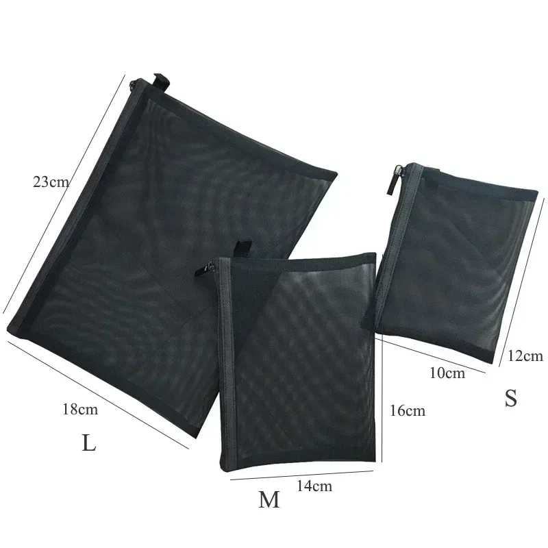 sac à cosmétiques de voyage pour femmes, 1 pièce, étui de maquillage en maille transparente, pochette de rangement, pochette de rangement décontractée à fermeture éclair, sacs de lavage de toilette