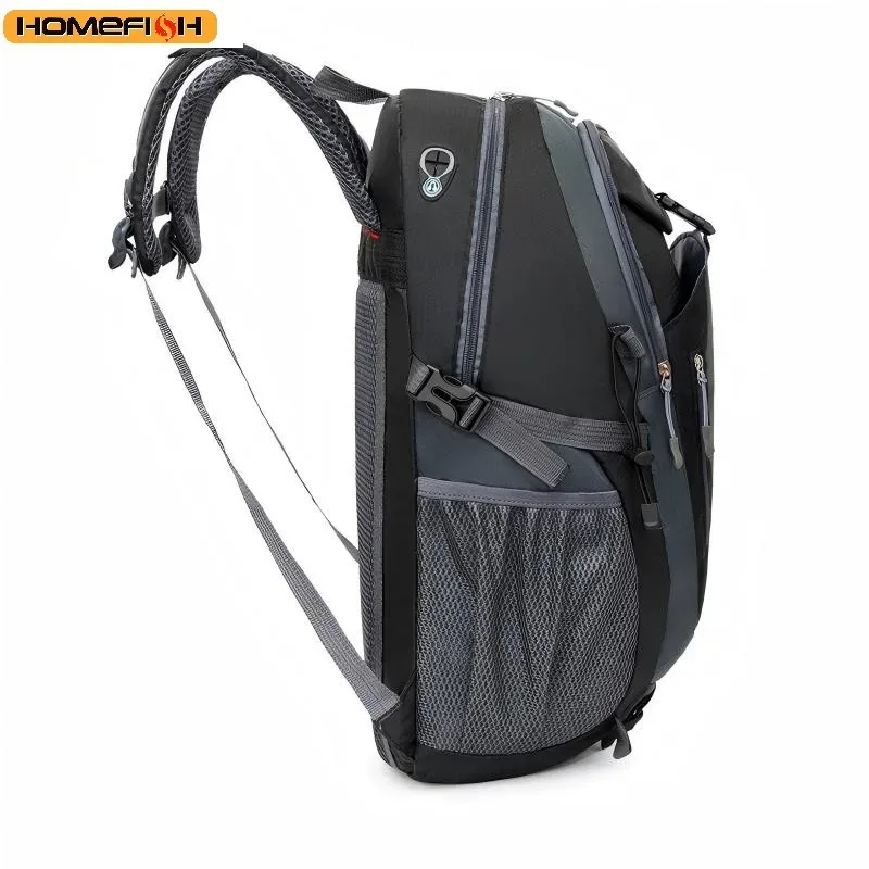 sac à dos de randonnée extérieur homefish pour hommes et femmes, sac à dos de voyage haute capacité, sac à dos de randonnée imperméable pour le camping et les sports
