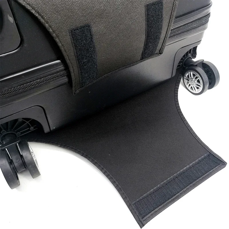 juste de protection pour compartiment à bagages, degré d'usure, tissu non tissé, housse anti-poussière épaissie, étui de voyage durable, noir