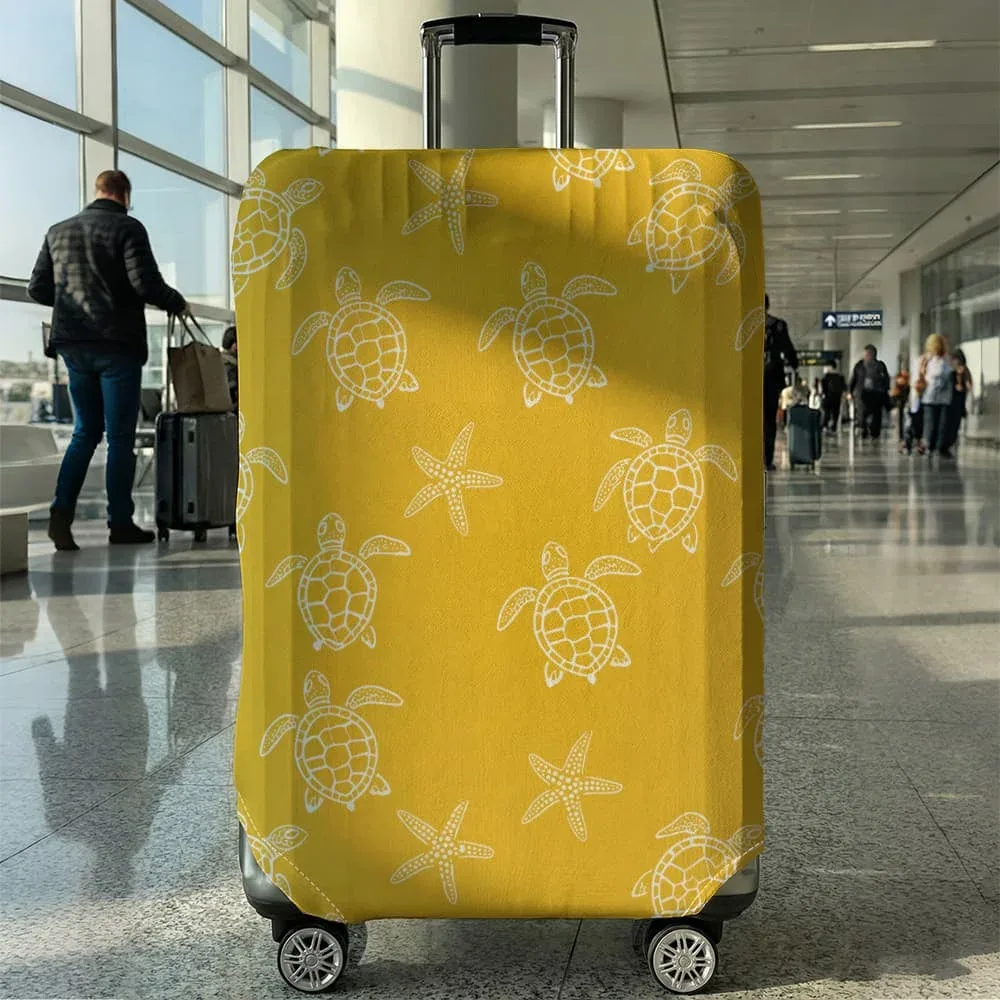 housse de protection pour bagages turtle starfish, adaptée aux bagages de 18 à 32 pouces, protège-poignées de bagages, accessoires de voyage