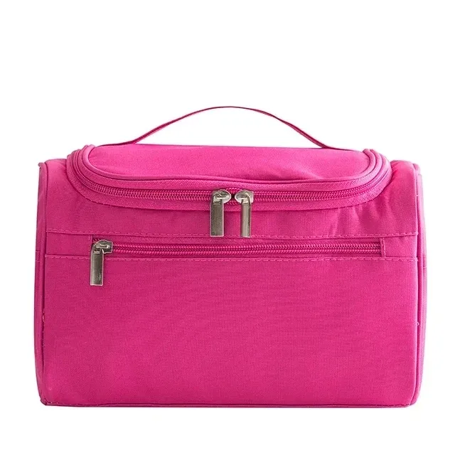 grande trousse de toilette imperméable pour femmes et hommes, organiseur de voyage avec compartiments de rangement