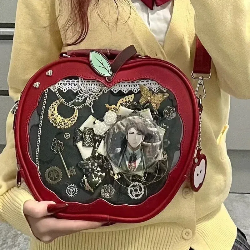 nouvelle fille harajuku niche design pomme sac à bandoulière sac à main style doux mignon ulzzang ita sac y2k sac à dos style preppy itabag