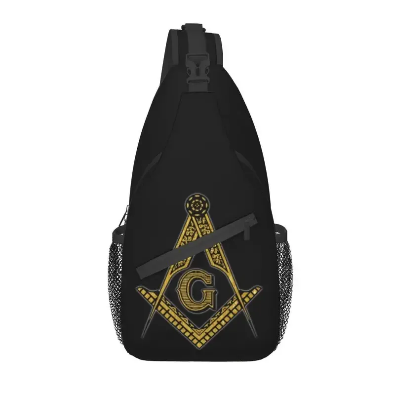 maçonnerie fronde poitrine sac à bandoulière hommes cool maçonnique franc-maçon épaule sac à dos pour voyage cyclisme