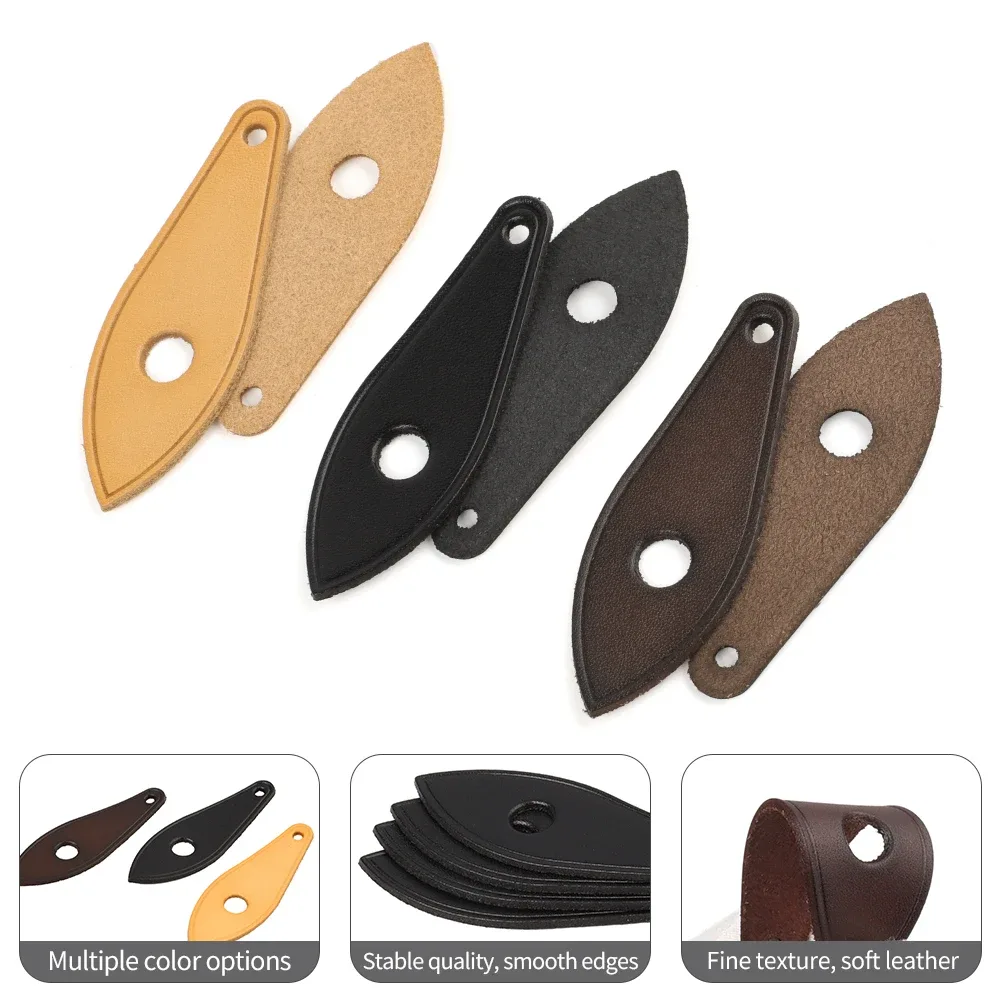 lot de 2 tirettes de fermeture éclair en cuir véritable, forme feuille, pour bagages, sacs à dos, vestes, valises et accessoires