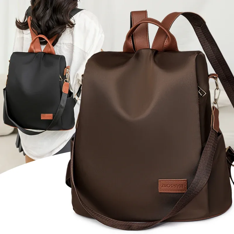mode grande capacité femmes haute qualité nylon sacs à dos femme loisirs voyage sac à dos sacs d'école pour les filles nouveau sac à bandoulière