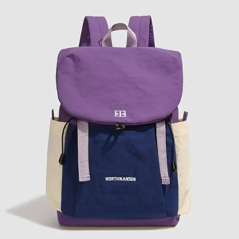 sac à dos de voyage à la mode, grande capacité, décontracté, léger, double sac à bandoulière pour hommes et femmes, banlieue